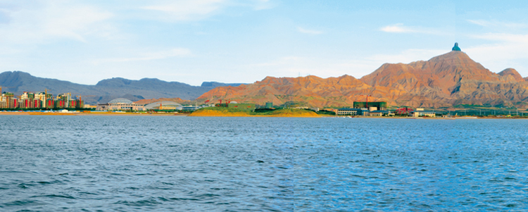 乌海湖全景